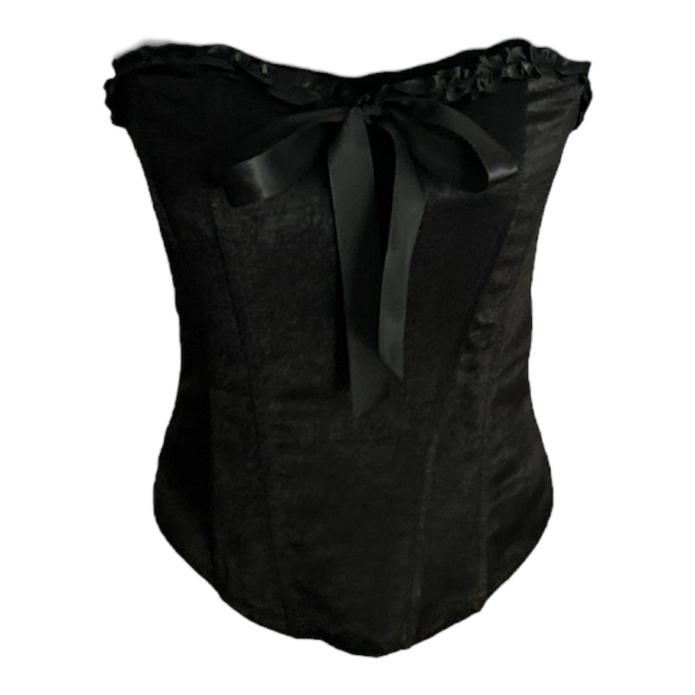 Elegant Black Corset Top